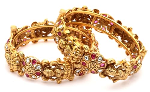 Image of Shining Diva Fashion Bangles for Women Girls Set of 2 Traditional Stylish Design