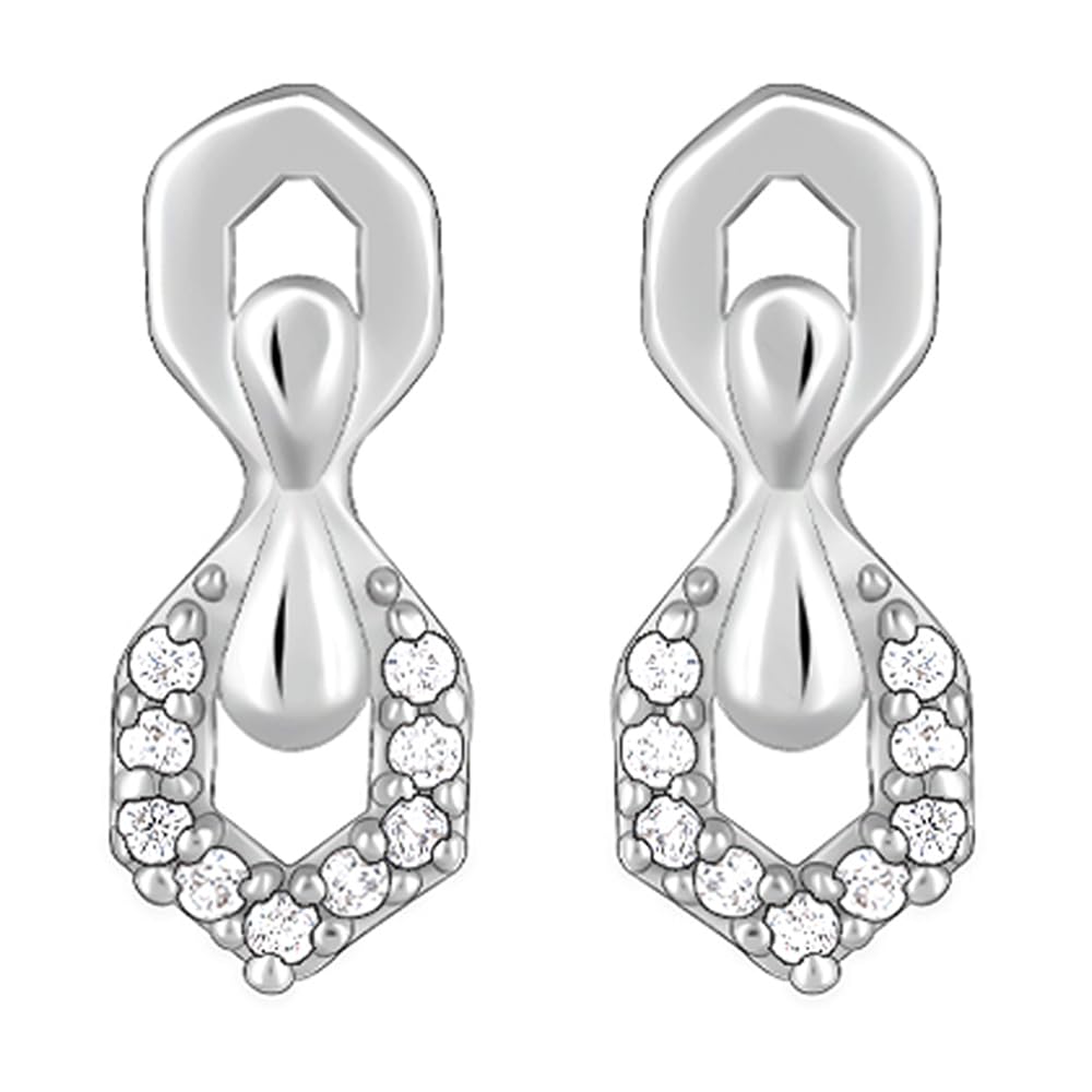 GIVA 925 Silver Glittering Hexagon Earrings| Drops to Gift Women & Girls | With Certificate of Authenticity and 925 Stamp | 6 Months Warranty* (B0CKJ2GVL3) Amazon Price History, Amazon Price Tracker