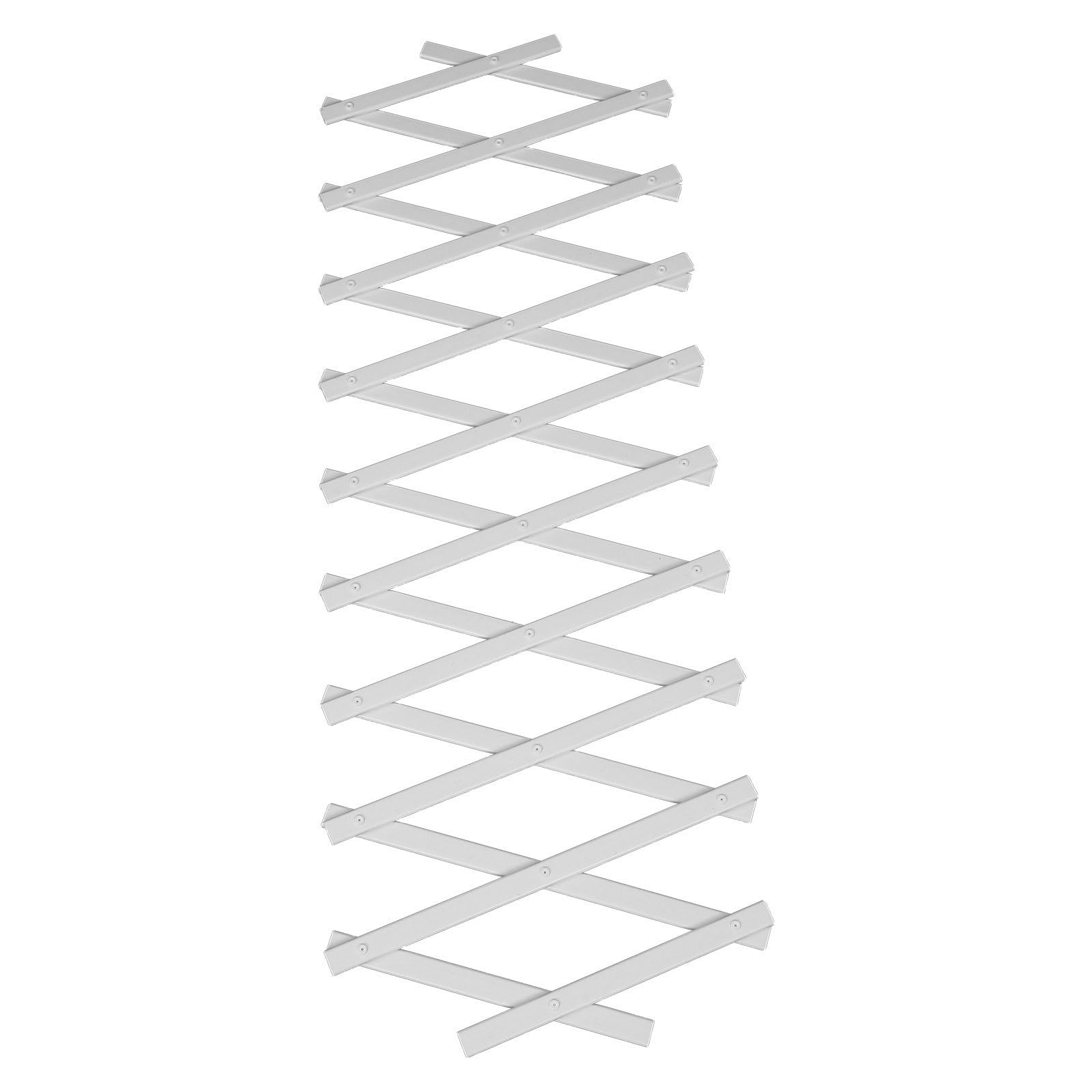 Celosía de plástico extensible con estructura ajustable retráctil