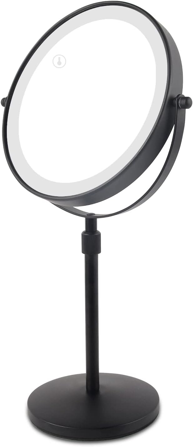 Nicesail Higher Make up Mirror Black, Table Mirror for Makeup with