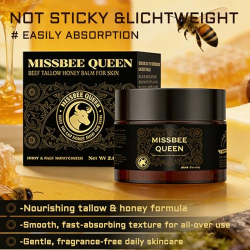 Beef Tallow & Honey Balm for Anti-Aging Skin Care - Use Code GMUFOSRA - Image 3