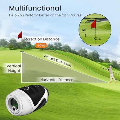 Golf Range Finder 7X Mini Pocket Compact - image 5