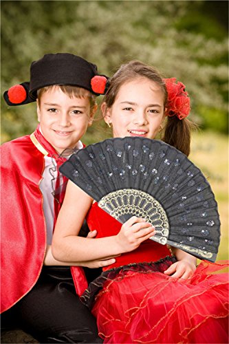 Leehome Colorful Peacock Pattern Folding Hand Fans Bulk For Women Foldable - Spanish Retro Fans For Wedding,Decoration, Gifts (Mixed Colors, 10Pcs-02) #TOP5