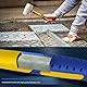 S&R Gummihammer weiß 65 mm, 680 Gr, mit rutschfestem stoßdämpfendem Fiberglasstiel, keine Spuren bei Möbel, Fliesen, Fensterrahmen