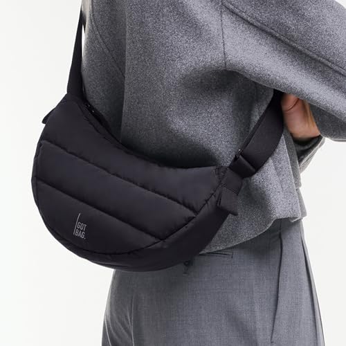 GOT BAG Puffer Moon Bag Small | Pikowana Torebka Półksiężyc | Wodoodporna Nerka Crossbody | Przybrzeżne Odpady Plastikowe