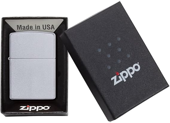 Zippo Classic Satin Chrome Pocket Lighter