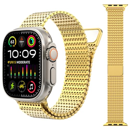 Bracelet milanaise compatible avec Apple Watch 49mm 46mm 45mm 44mm 42mm iWatch