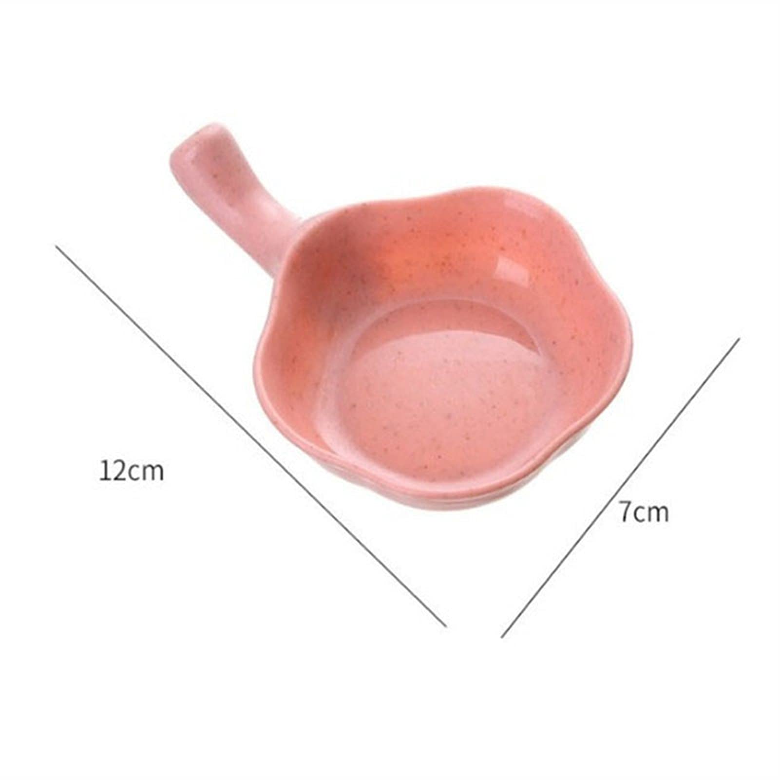 ERoomQ Saucer Multi-Purpose Assorted Seasoning Gravy Boats Sugar Salad Tomato Paste Sauce Dishes Kitchen Flower Shape Dip Seasoning Bowl Dish Dish(B One Size)