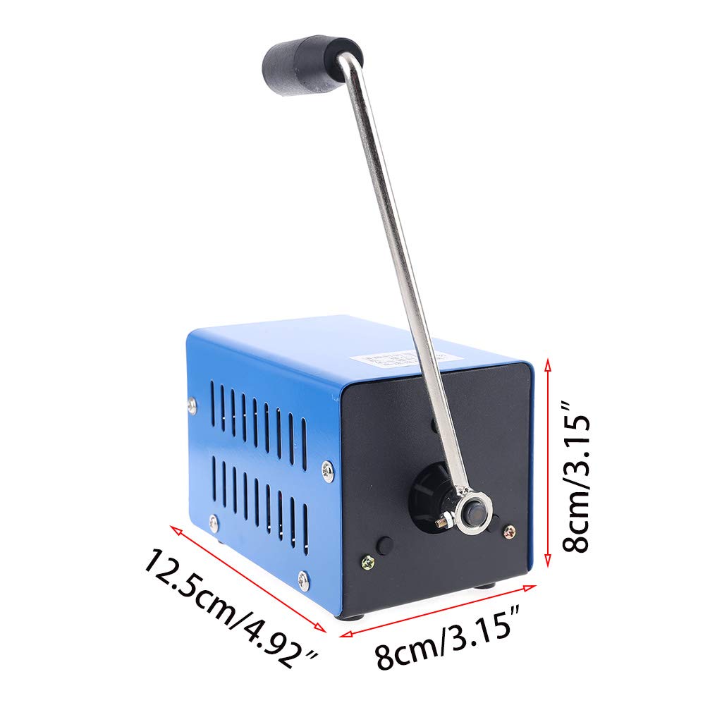 Buwei Generatore di Emergenza Portatile Inverter Multifunzione da Esterno a manovella Manuale