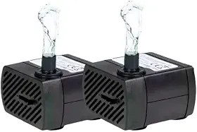 Bomba Submersa para Aquário Napi, 180L/h, Kit com 2 Unidades, Bivolt, para Água Doce ou Salgada