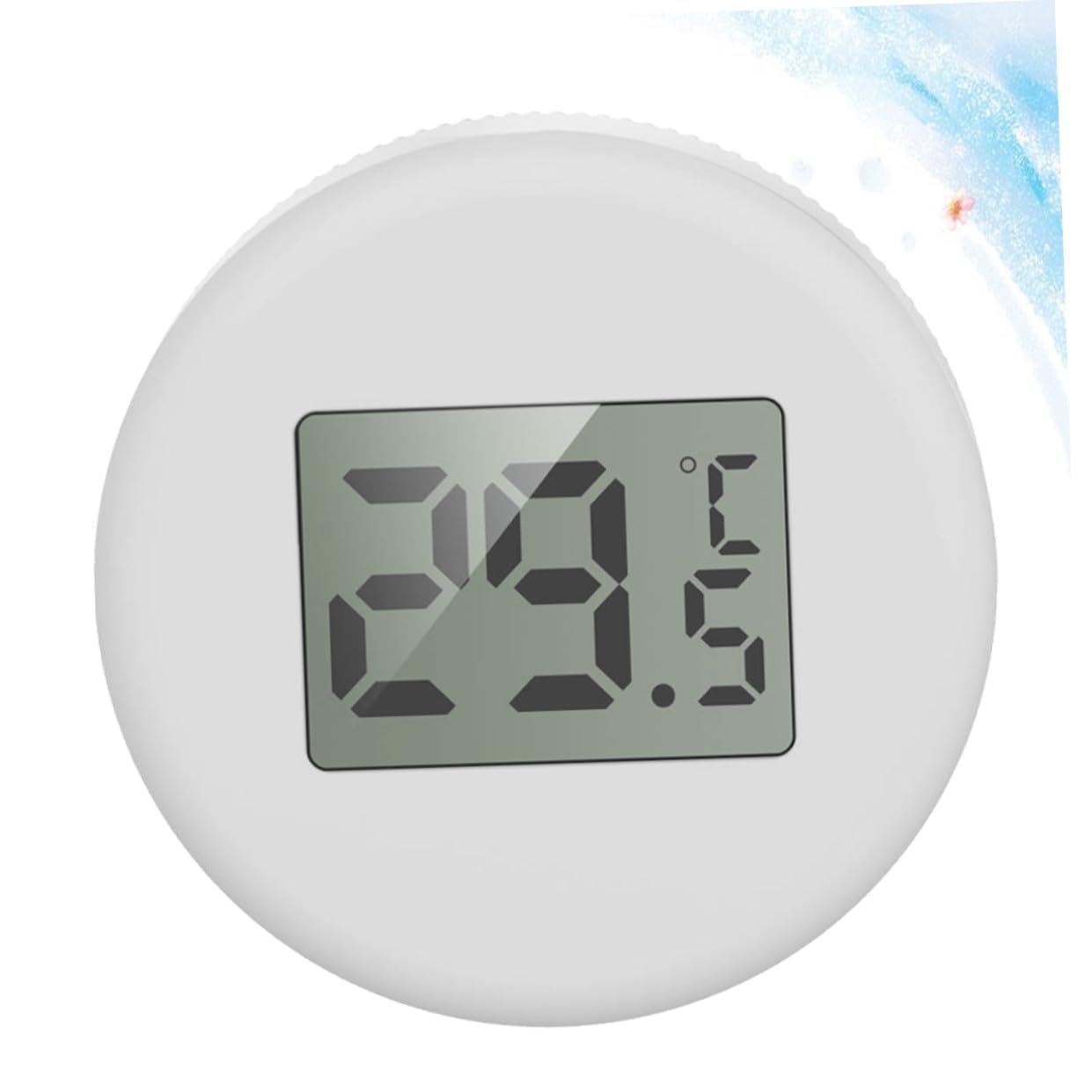Sosoport 3 Piezas termómetro de peces Termómetro LCD pantalla LCD de ventosa hidrómetro medidor de humedad termometro digital para pecera para acuario