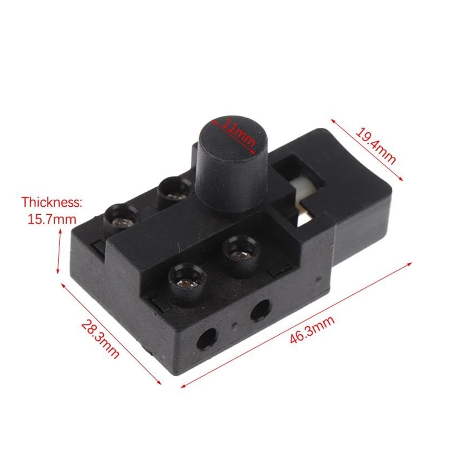 Interrupteur de Rechange for tronçonneuse DPST, 1 pièce, for Outil électrique 5016 6018