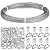 Favordrory Cable Railing Kits Includes 1/16 Inch x 33 Feet 304 Stainless Steel Wire Rope Cable, 50 Pieces Aluminum Crimping Sleeves and 12 Pieces Thimble for Railing, Decking, Picture Hanging