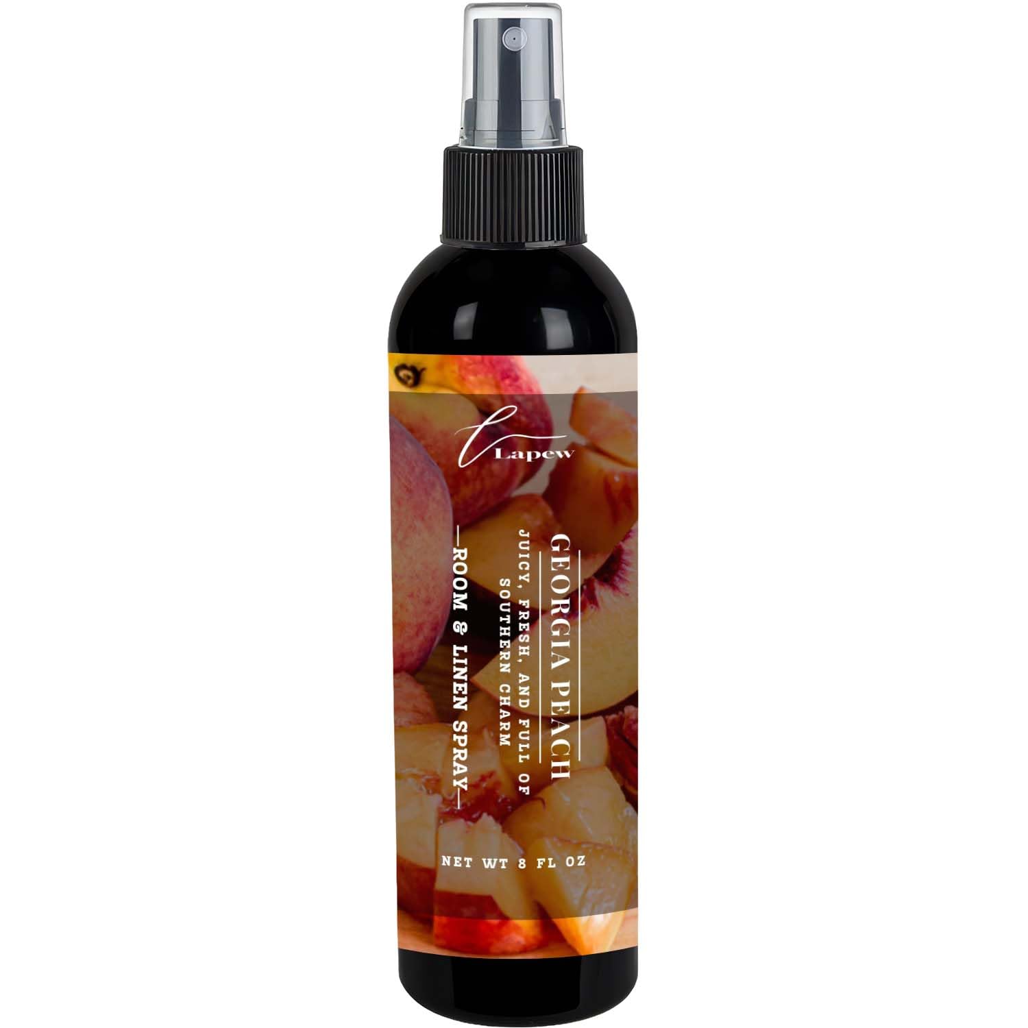Lapew Room & Linen Spray | Fragrance Mist for Home, Car & Office | Fabric & Air Freshener | Neutralizing Mist | Made in USA | Georgia Peach