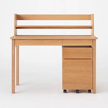 yucca様 無印良品 オーク材デスク オープン棚付き 廃盤品 無印良品 デスク オーク材 オープン棚付き MUJI - 川崎市・横浜