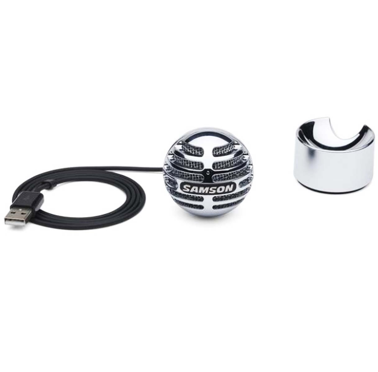 Samson METEORITE - Micrófono de condensador USB - Micrófono Meteorito USB de condensador