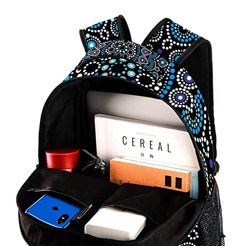 Sac à dos de voyage papillons bleu léger contre le mal de dos