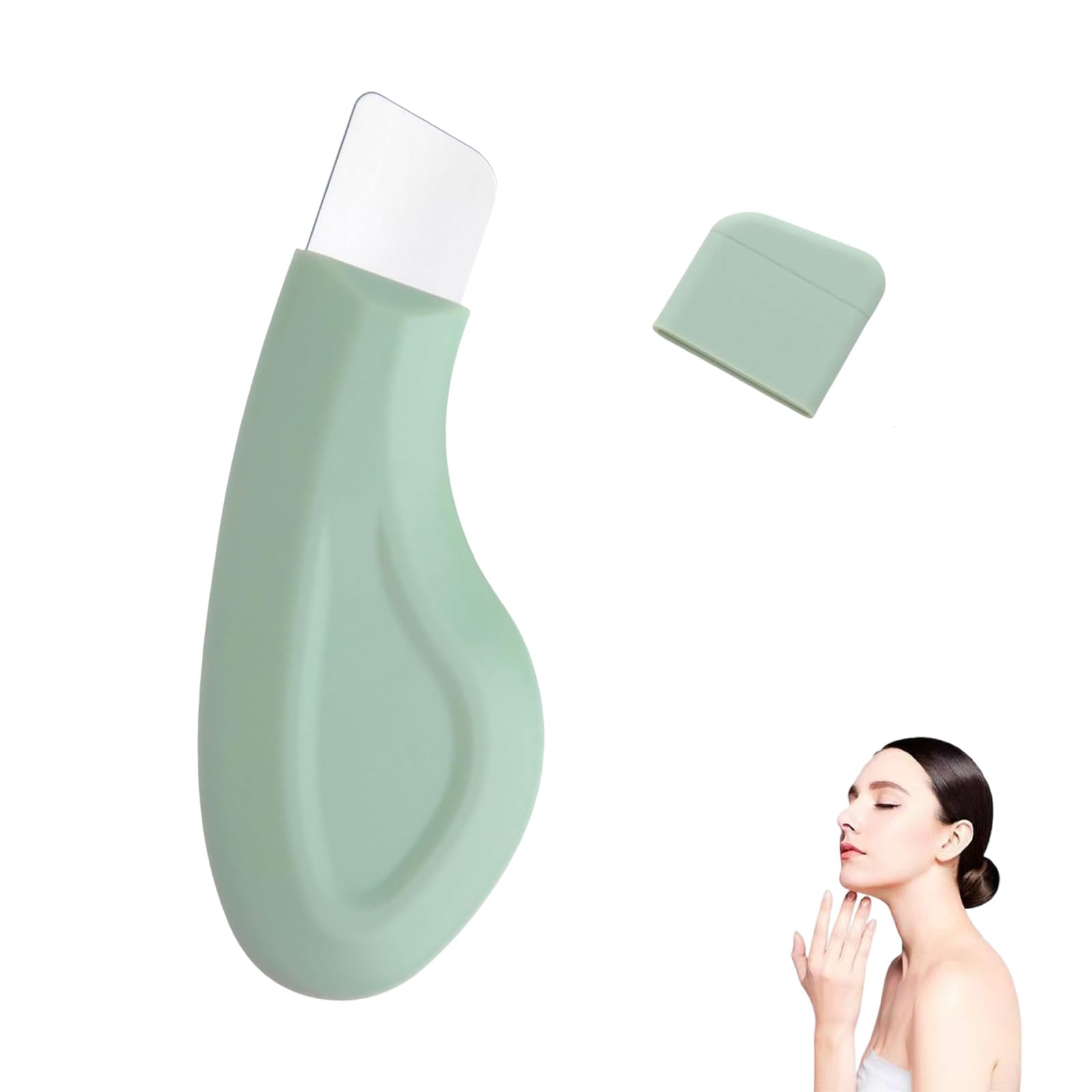 Herramientas Para Eliminar Puntos Negros Espátula para Limpieza Profunda de la Piel Herramienta de Limpieza de Poros de Silicona para Mujeres y Hombres