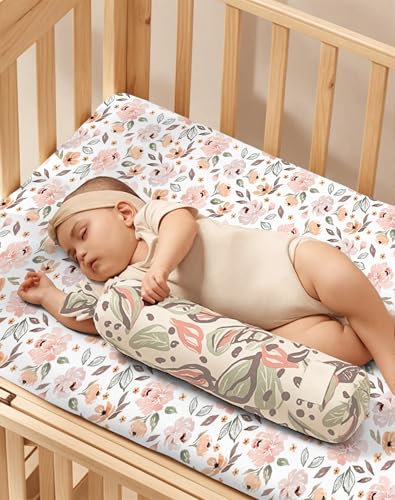 Image of Crib Sheets for Boys and Girls, 2 Pack Fitted Baby Sheets for Standard Toddler Mattress 28 inch x 52 inch, Soft Breathable Jersey Knit Baby Bedding (Nemo Dots)