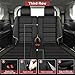 DISUTOGO Custom for Jeep Grand Cherokee L Seat Covers 2021 2022 2023 2024 2025 Limited,Alttude,Laredo,Overland, 6 Seats Full Set Faux Leather Seat Covers - Black