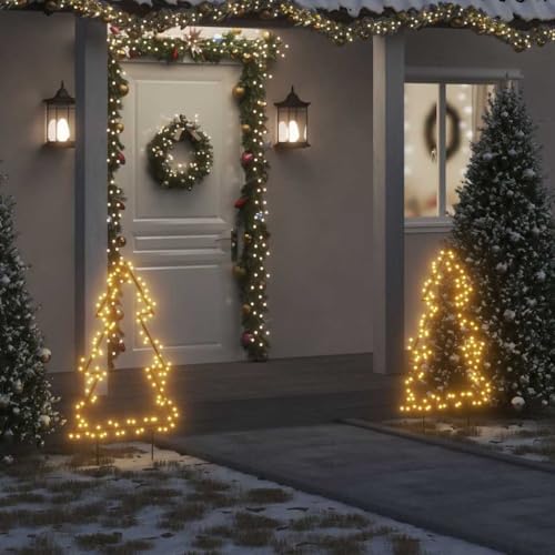 vidaXL Décoration lumineuse arbre 90 cm LED - vue 4