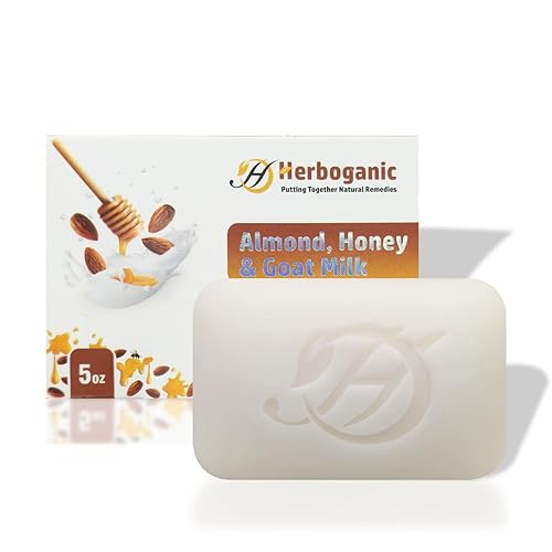 Barra de jabón de leche de cabra natural para rostro y cuerpo, rica hidratación y comodidad cremosa, calmante  Suave para hombres y mujeres  Paquete