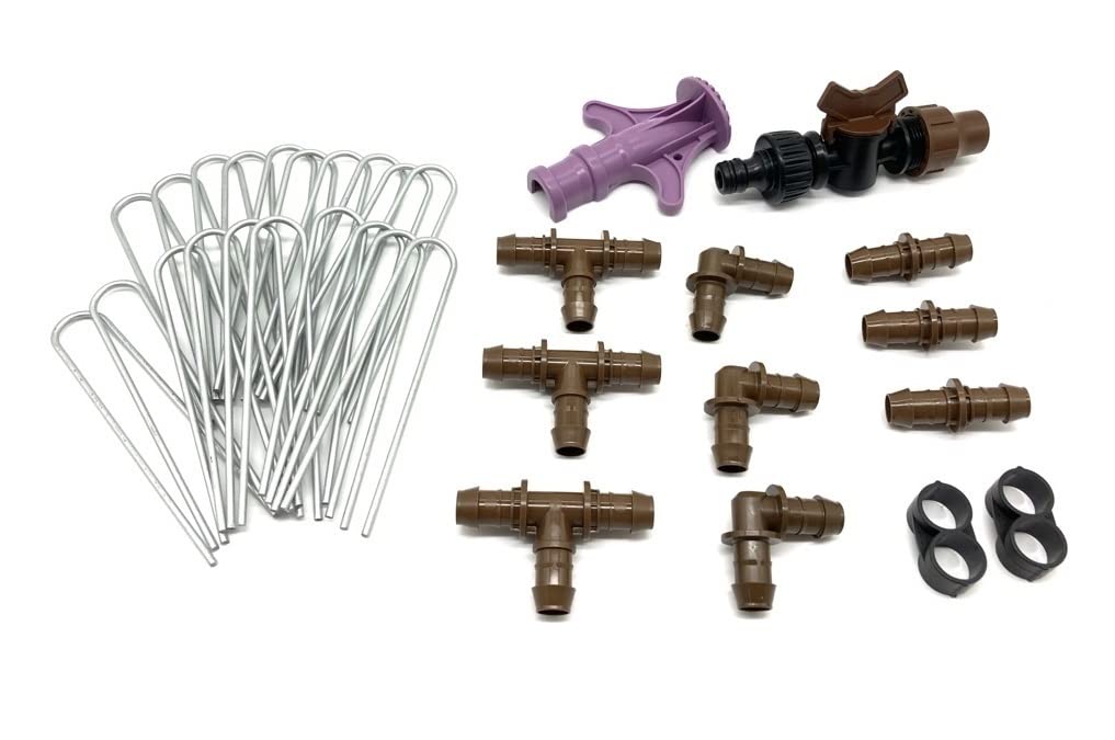Tubo antigoccia Rain Bird Starter Set 50 metri XFS 33 mm distanza di gocciolamento; 2,3 l/h irrigazione a goccia tubo per irrigazione