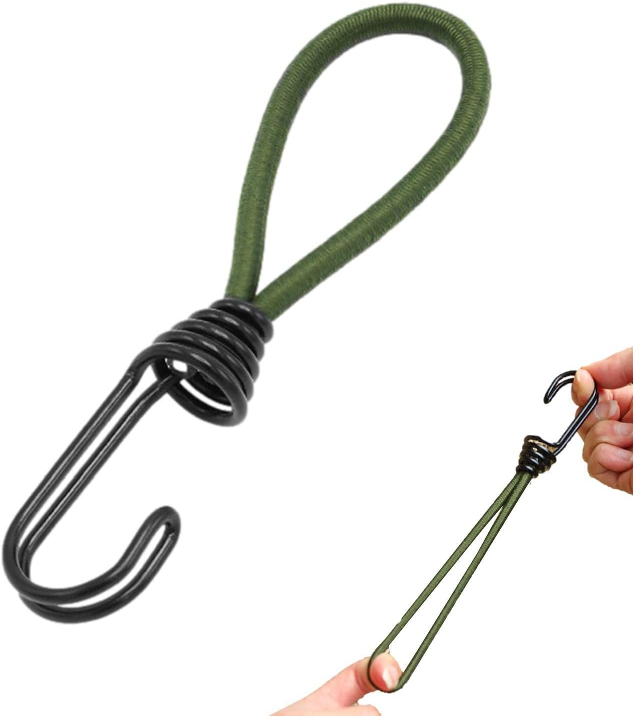 Firulab Bungee Cord Carabiner Hooks Bungee Cord Heavy Duty