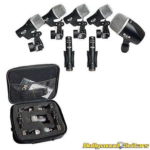 CAD Audio STAGE7 7-piece Drum Microphone Pack - (3) D29, (2) C9, D19, amp; D10