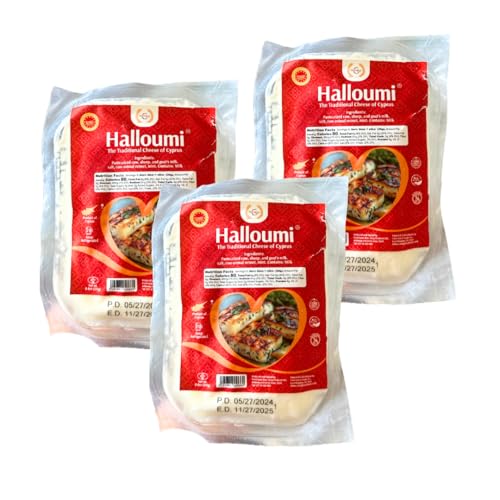 Cavo Greco Foods Halloumi Cheese 3-pk/250g/8.8oz