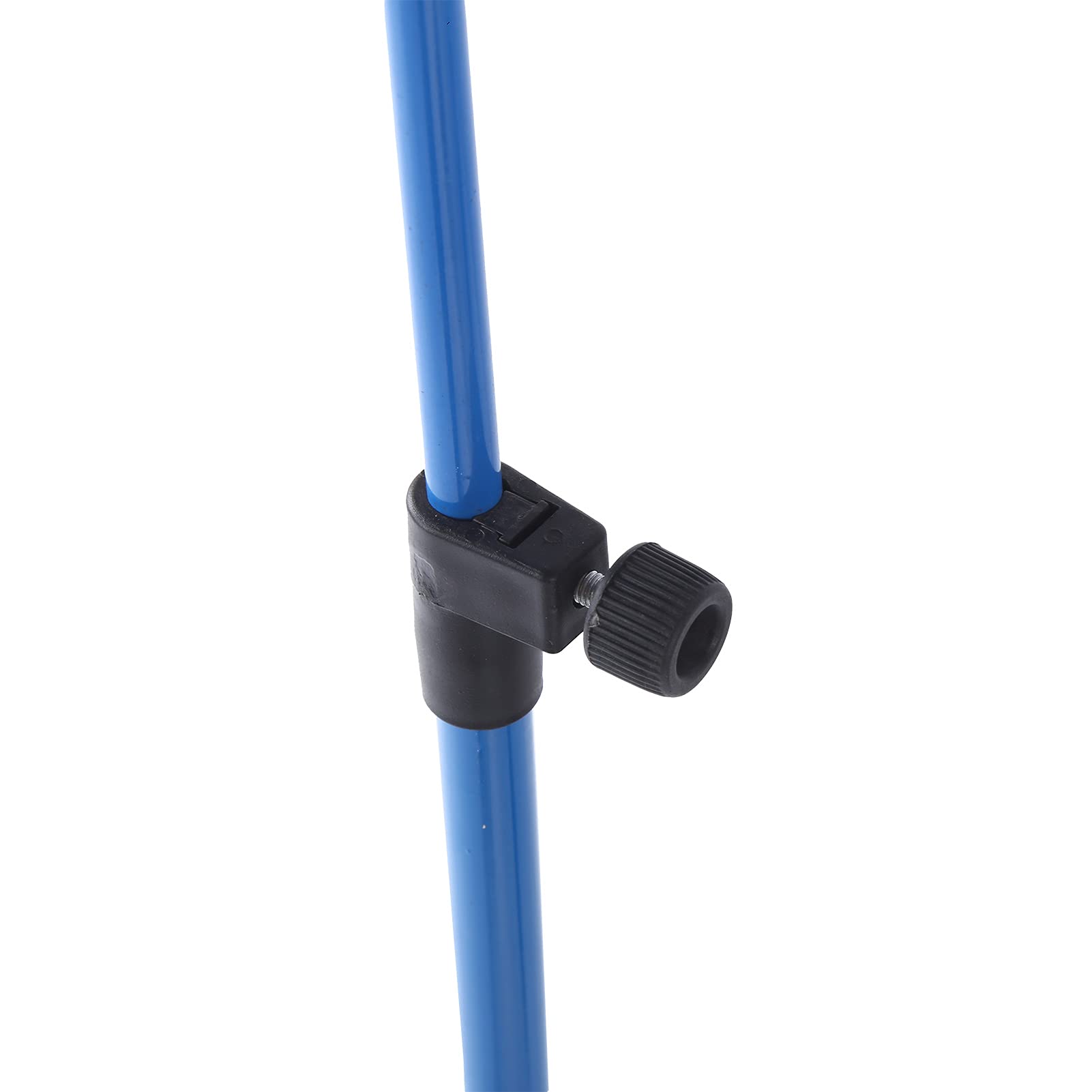 Small Music Stand Metal Portable Small Music Stand, Home Music Stand Shelf Easy Assemble Fold Adjustable Rack for Family Use (Blue)