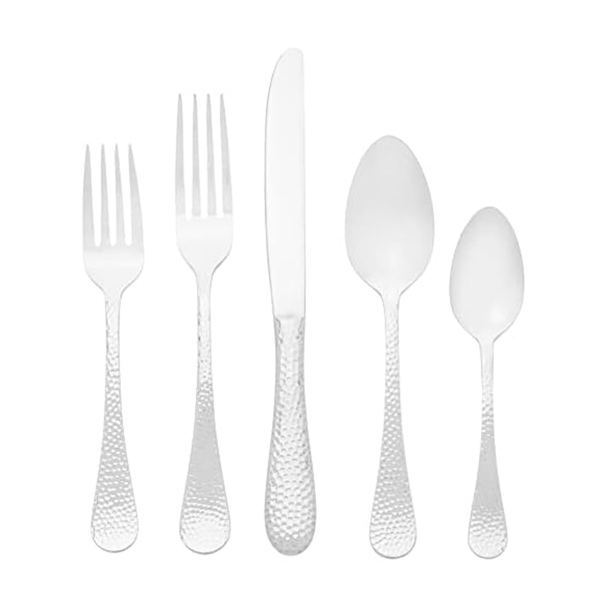 Wallace 5116717 Brooklyn 20-Piece 18/10 Stainless Steel Flatware Set