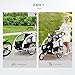 HOMCOM Remolque para Niños Dos PLAZAS con Amortiguadores Carro para Bicicleta con...