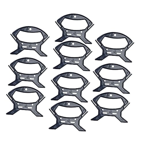 Housoutil 10-pack Extension Cord Organizer Reel Cord Winder Tool for String Lights Ropes Sturdy Wire Winder Reel