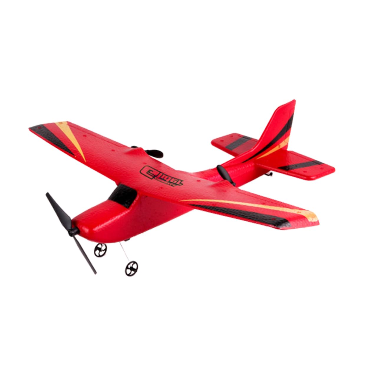 ibasenice Aereo Telecomandato Aliante 2.4g 6 Assi Stabilizzatore Integrato in Schiuma Epp Leggero e Facile da Trasportare per Bambini