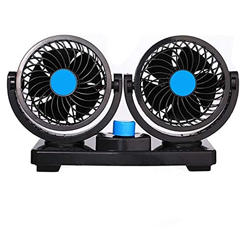 12V/24V Cooling Car Fan 360 Degree Rotatable with 2 Speed Cigarette