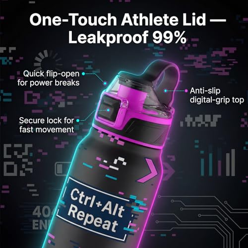 Image of Perch Apex Hot and Cold Stainless Steel Water Bottle 740ml | Triple-Layer Vacuum Insulated 3D Printed Bottle | ISI Certified, Leakproof & BPA-Free | Gift for Men & Women | Reboot Mode Pink