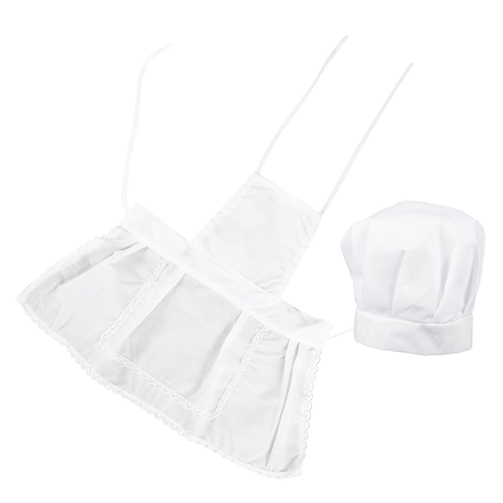 ifundom Children's Chef Hat Apron Set Cooking Apron for Boys and Girls Toddler Chef Smock Role Play Hat