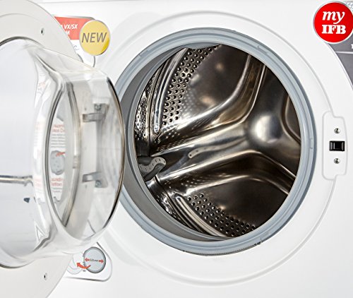 Image of IFB 6 kg Fully-Automatic Front Loading Washing Machine (Eva Aqua VX, White, Inbuilt Heater, Aqua Energie water softener)
