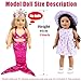 ebuddy 10 Set 18 Inch Doll Clothes - Fashion Outfit Fit for 18 inch Girl Doll (Only Clothesl)