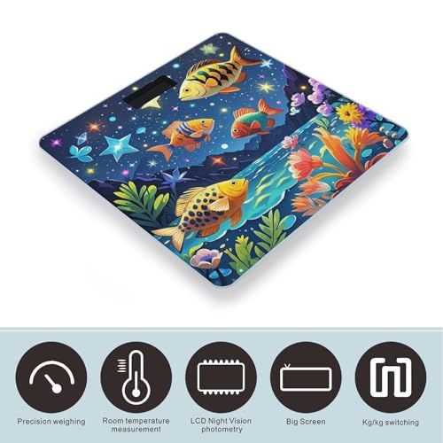 Balanza Digital de Baño FekiLoot con Plataforma Amplia y Alta Precisión miniatura 3