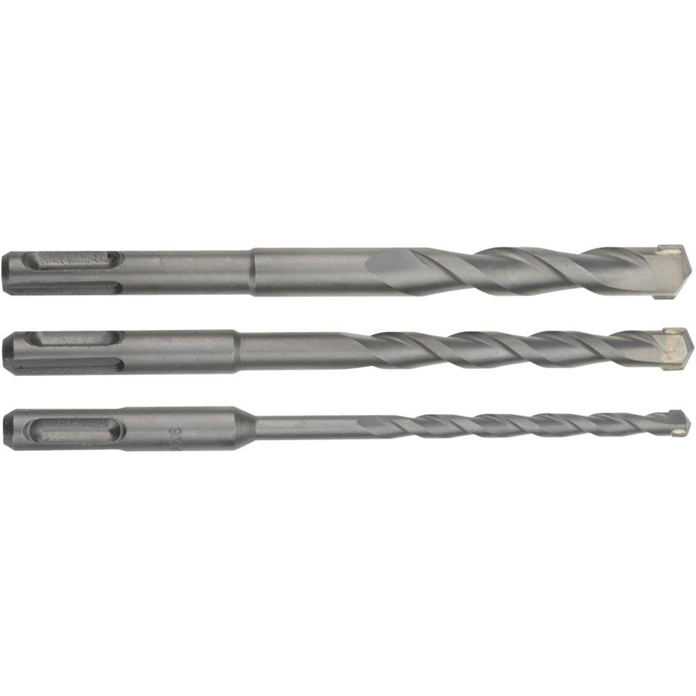 SteelexPLUS D2934 SDS Hammer Drill Bit Set, 3 Piece