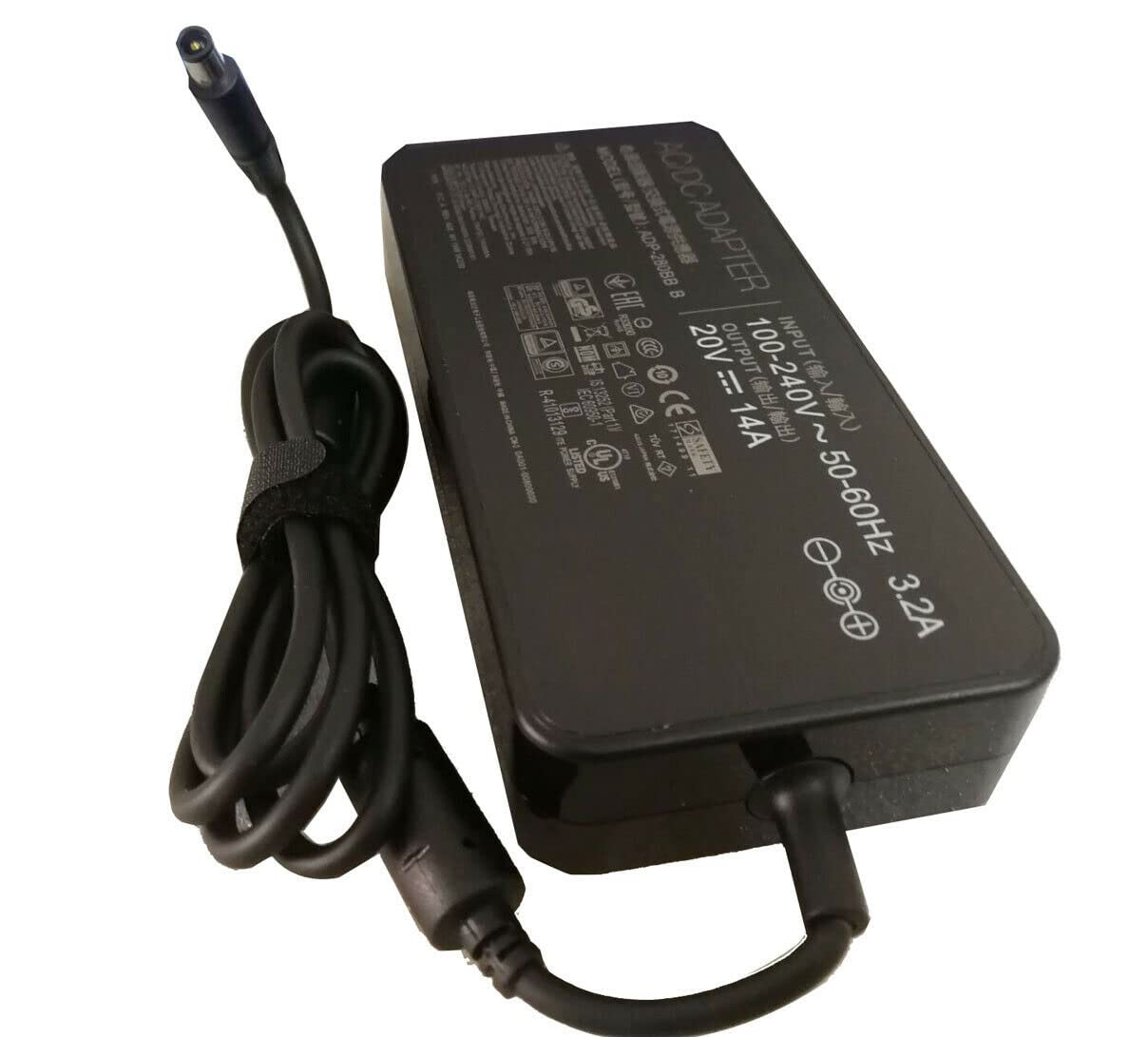 Netzadapter, 20 V, 14 A, 280 W, kompatibel mit Asus ROG Swift PG35VQ, Anzeige 7,4 mm
