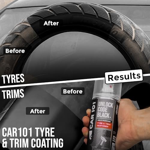 Image of CAR101 Ultimate Shine Shield & Dusting Combo | Zip Zap Duster & 300ml Graphene Coating and 250ml Tyre & Trim | Car Cleaner for Scratch-Free Cleaning | Protectant for Plastic, Vinyl, Rubber