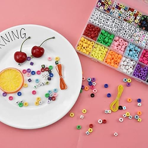 Set di Perline Alfabeto 960 Pezzi Multicolore con