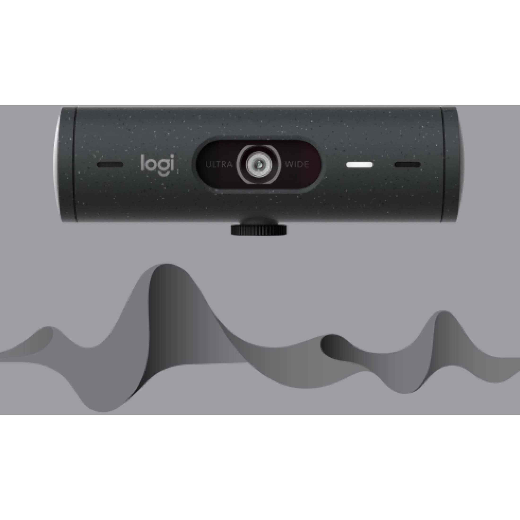 Logitech Brio 500 Webcam HD 1080p - RightLight 4, Cadrage Auto, Mode Show, Micro Anti-Bruit, Clapet Confidentiel - Graphite