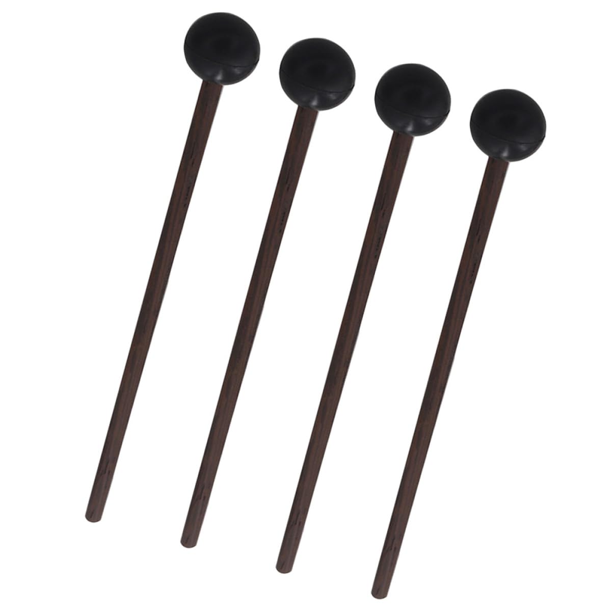 OFFSCH 2 Pairs Tongue Drum Mallets with Ball Head Durable Handles for Xylophone Marimba Performance Percussion Sticks for Drummers Musical Instrument Accessories