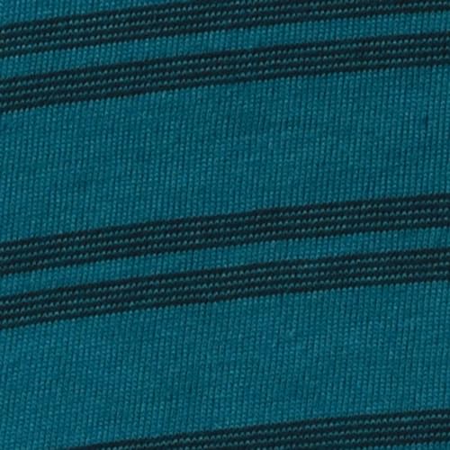 Image of Park Avenue Men's Cotton Polyester Blend Stripe Pattern Slim Fit Rib Collar Polo Neck Half Sleeve Casual T-Shirt