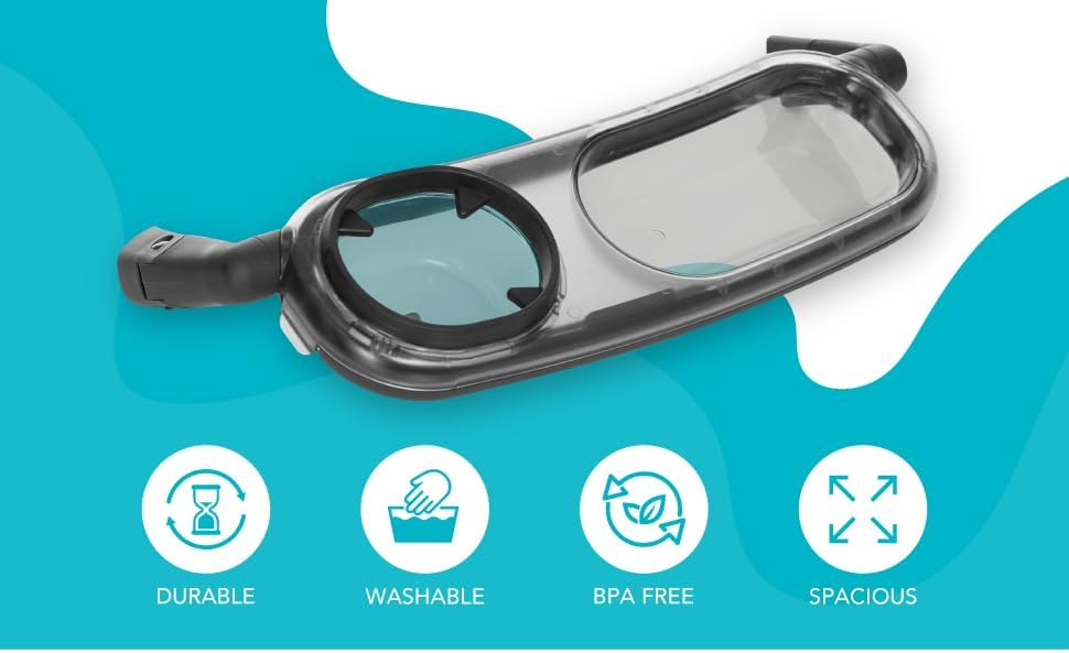 Miniatura 6 de Bandeja de aperitivos compatible con Uppababy VISTA, VISTA V2, VISTA V3, CRUZ, CRUZ V2, RumbleSeat y RumbleSeat V2