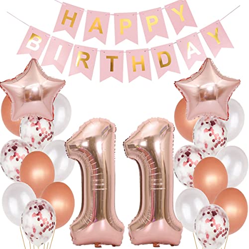 11. Geburtstag T-Shirt Für Mädchen - Messy Bun Bäm Design